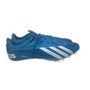 Adidas Mens 10.5 Sprintstar Track & Field Spikes Blue & White NEW